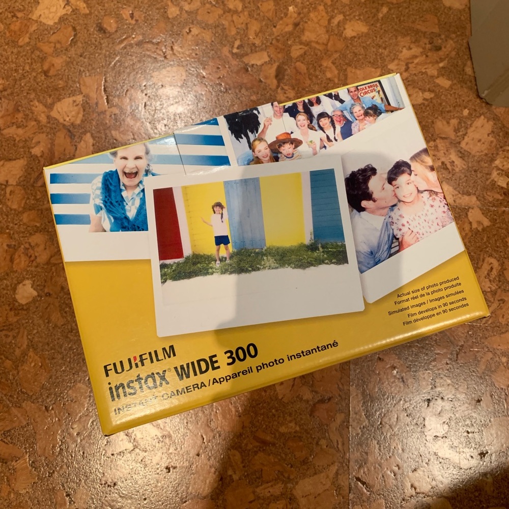 Instax wide 300 Polaroid with new case and stand!